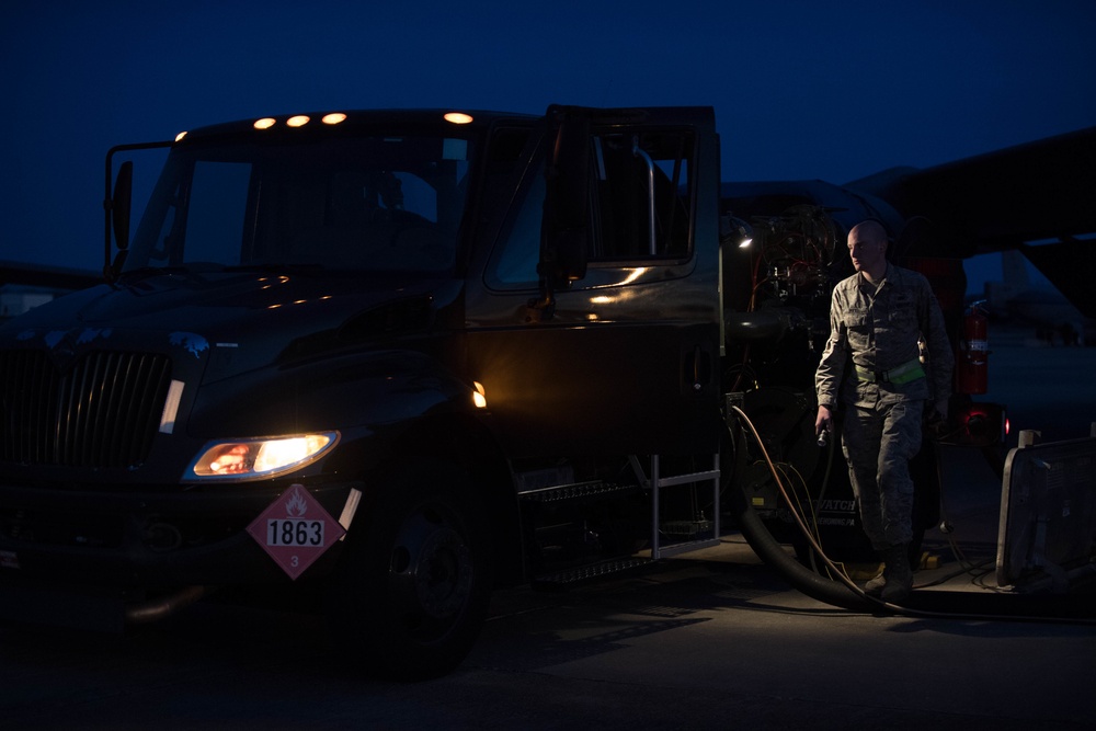 Fueling the flight line