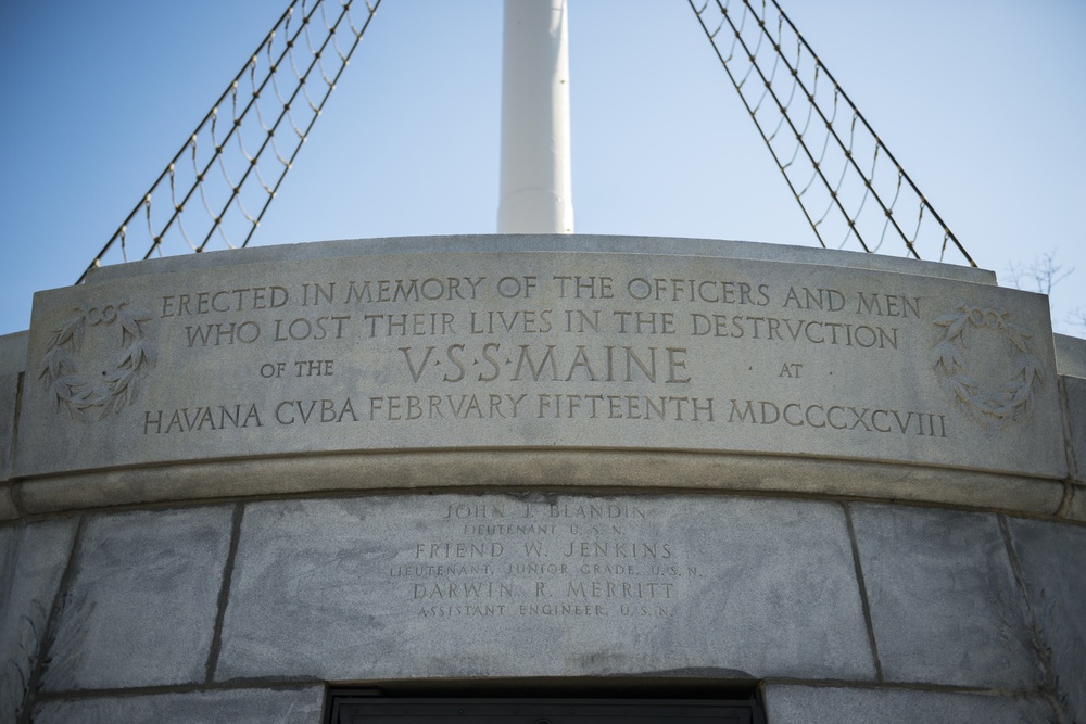 USS Maine Memorial in Section 24