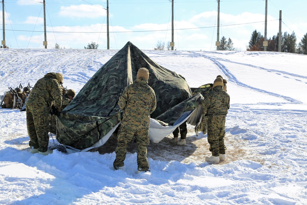 Students learn about winter survival, operations during CWOC Class 18-04 at Fort McCoy