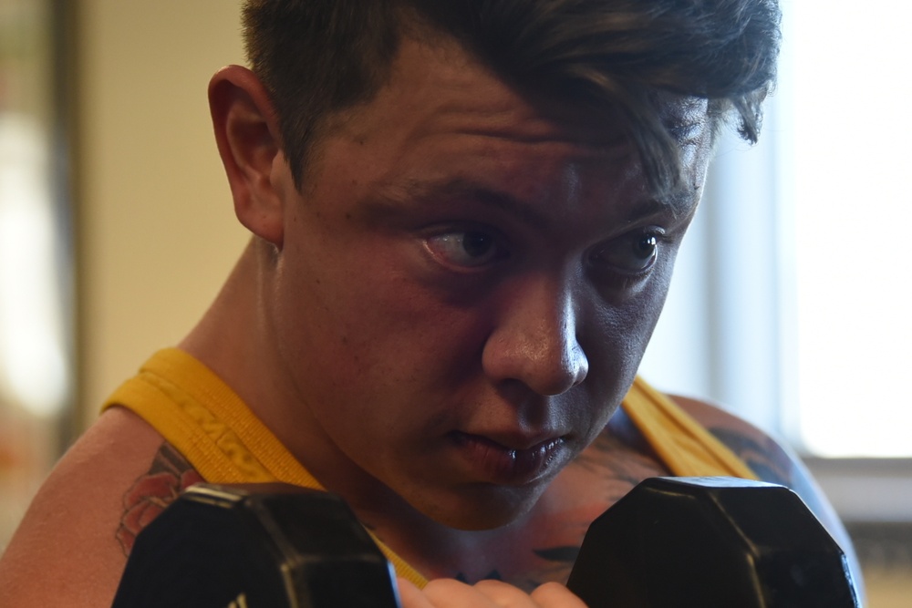 Bodybuilder Airman strives to compete