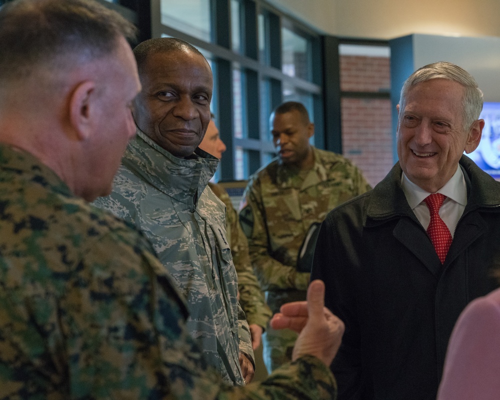 SecDef visit to USTRANSCOM, Scott Air Force Base, Ill.