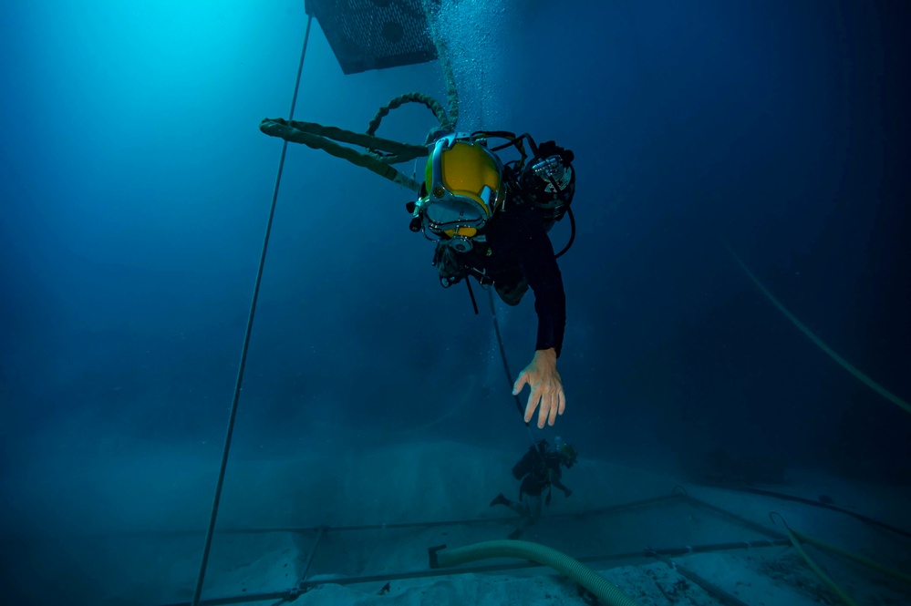 US Underwater Recovery Team Searches For Missing WWII Aviators in Palau