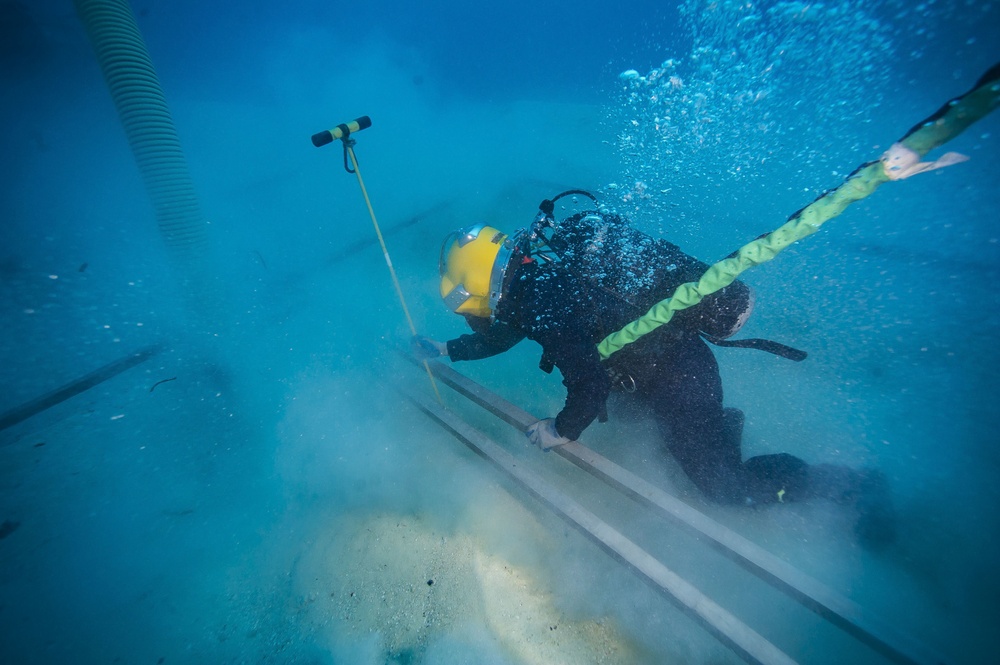 US Underwater Recovery Team Searches For Missing WWII Aviators in Palau