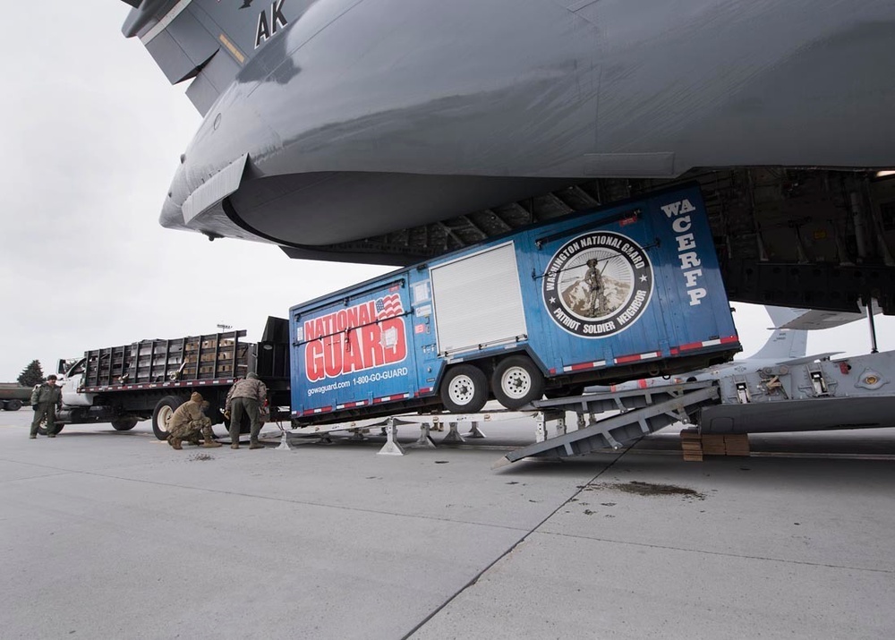 141st ARW Homeland Response Force participates in Exercise Arctic Eagle 2018