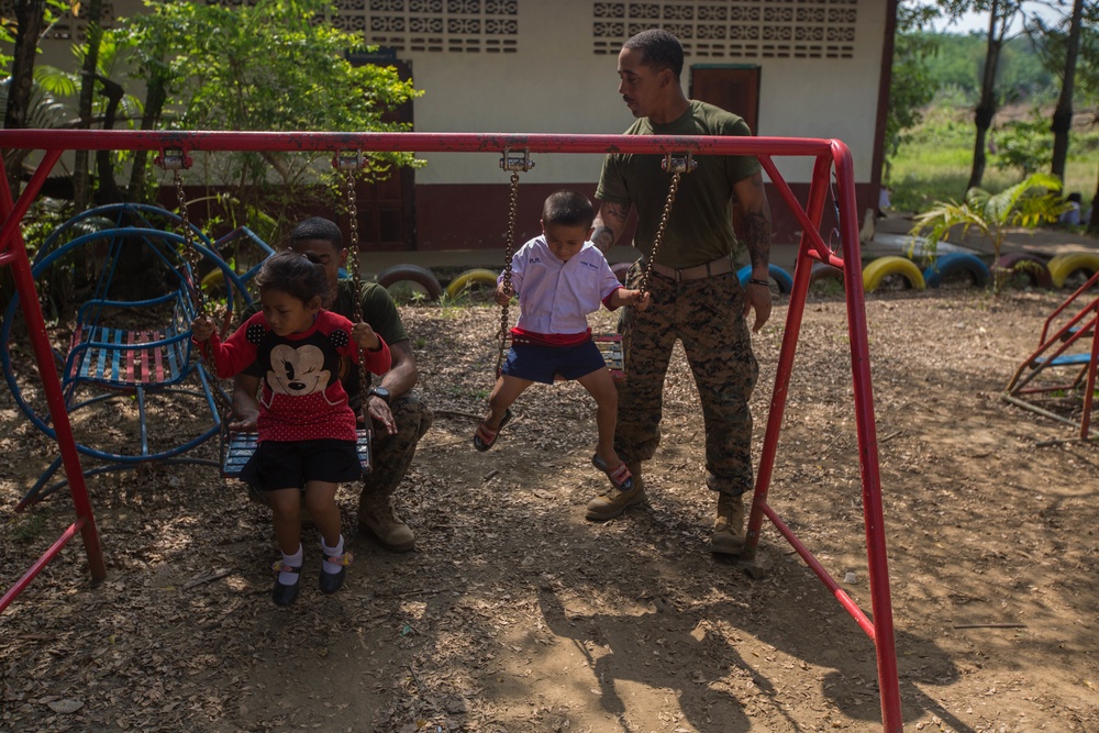 Americas Battalion takes part in community relations