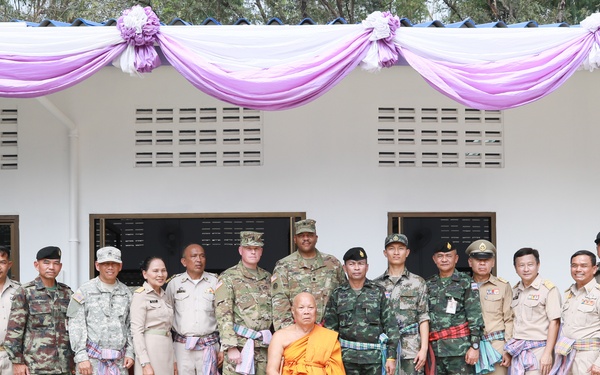 Cobra Gold 18: Engineering project produces new building for the community