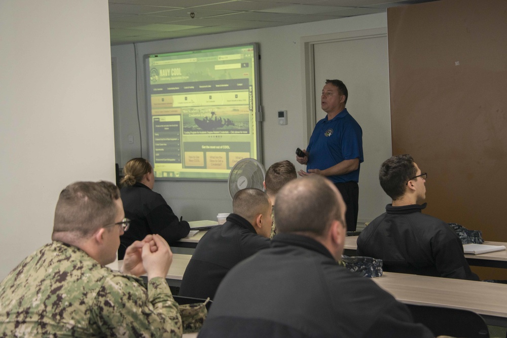 Navy COOL program visits NSA Souda Bay