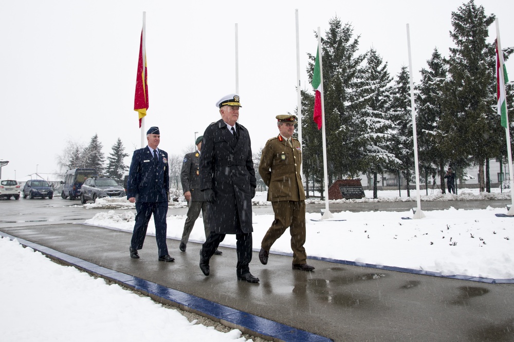 Admiral James Foggo visits Sarajevo