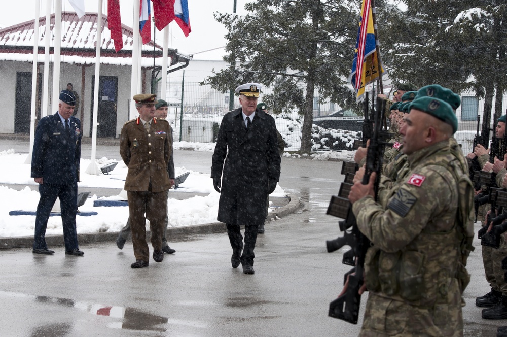 Admiral James Foggo visits Sarajevo