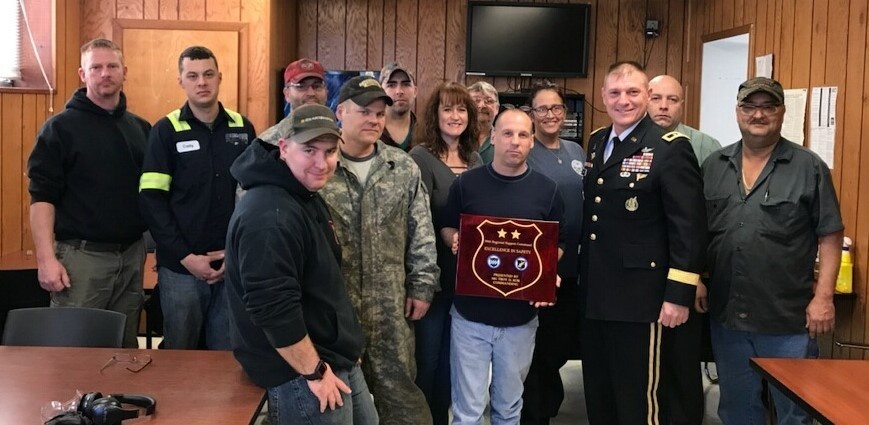 Army Reserve maintenance shop in Wilkes-Barre receives safety award