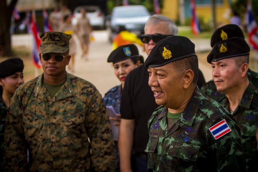 Cobra Gold 18: Officials attend Thungsorhongsa building dedication