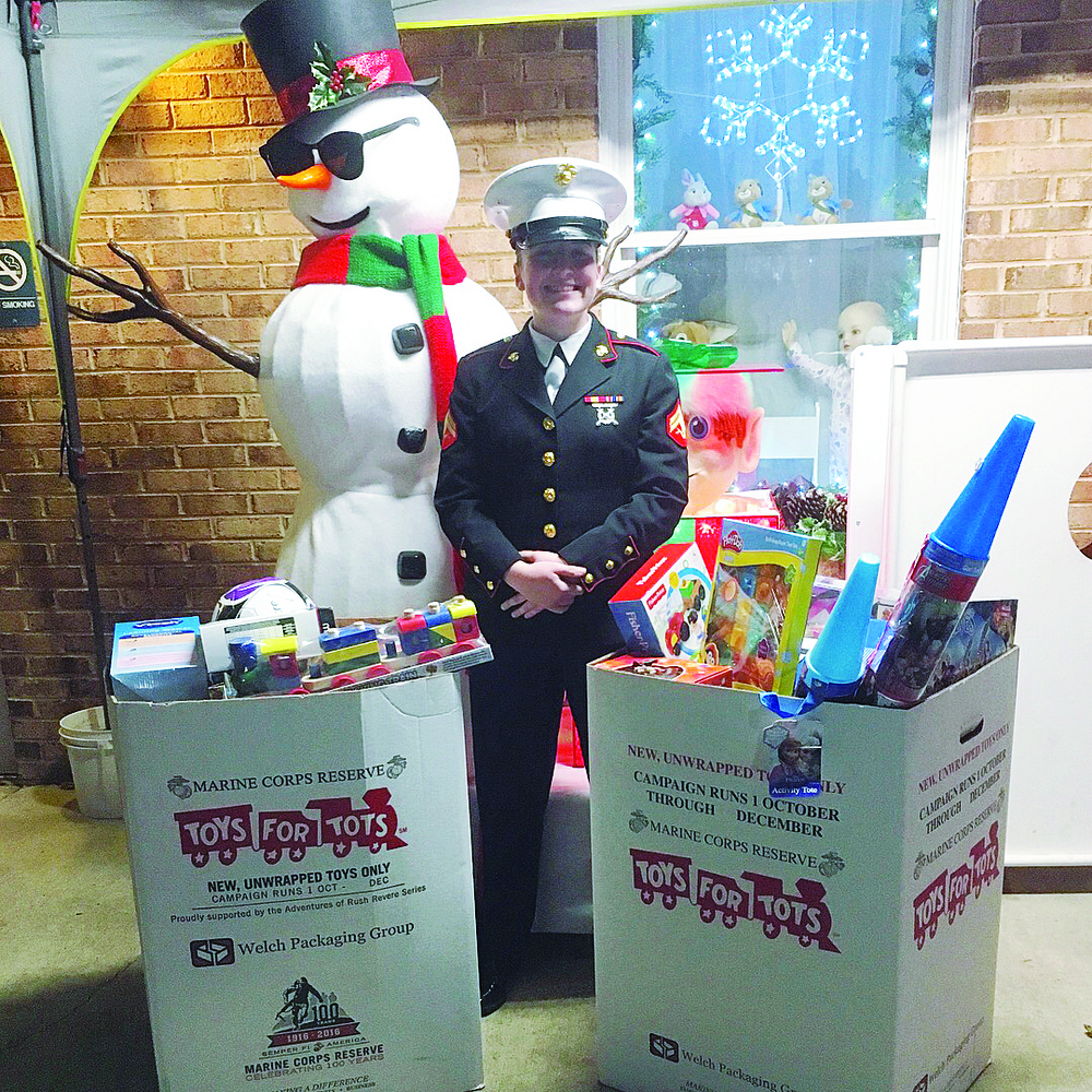 Cpl. Kayla Soles approaches the 400 hour volunteer mark