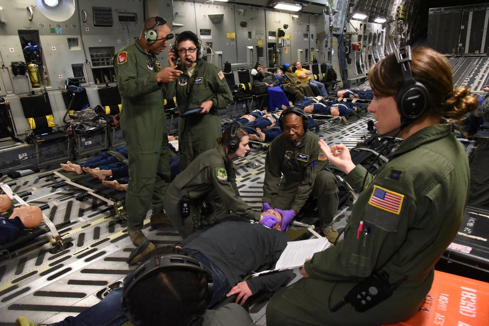105th Airlift Airmen hone aeromedical evacuation skills