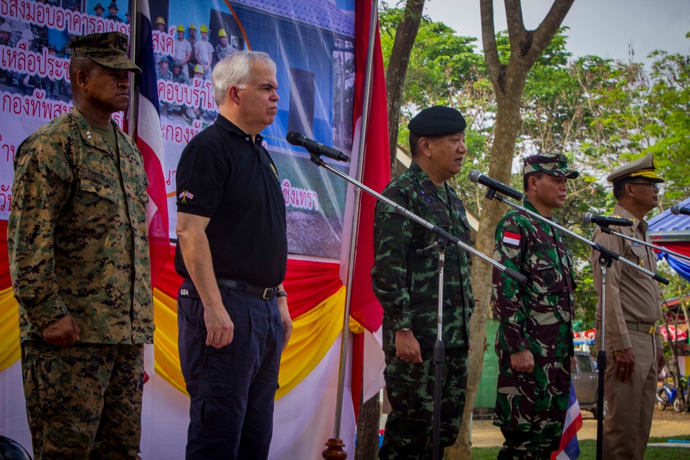 Cobra Gold 18: Officials attend Thungsorhongsa building dedication