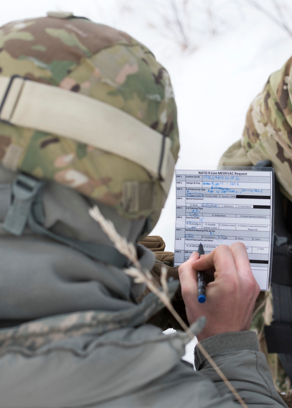 Braving the cold: 91st SFG participates in survival exercise
