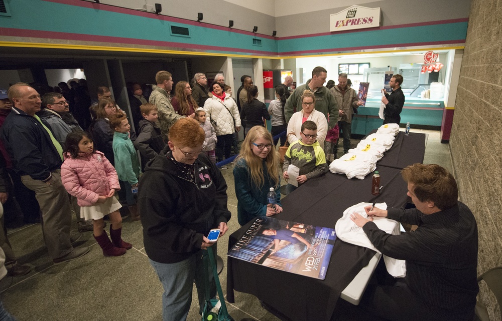 Magician and Illusionist Mike Super Performs at Wright-Patterson AFB