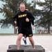 Orr exercises with Kosovo cadets