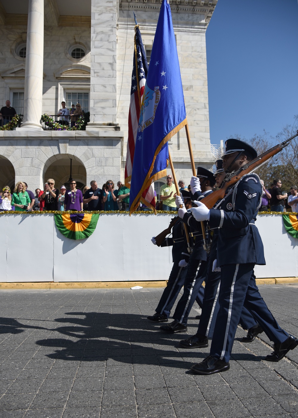 Keesler participates in Mardi Gras festivities