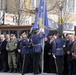 KSF raise Kosovo flag to start parade