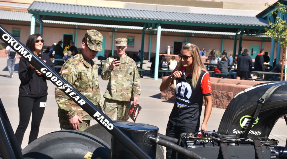 DVIDS - Images - NHRA star helps Phoenix recruiting efforts at Skyline