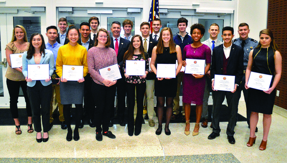 Congressman honors students for nominations to service academies