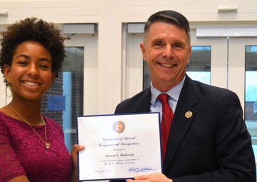 Congressman honors students for nominations to service academies