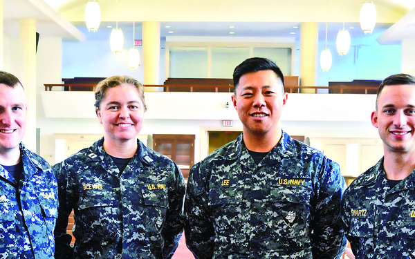 Chaplain candidates learn what it means to serve God and country aboard Quantico