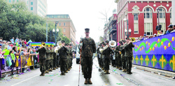 Quantico Marine Corps Band strikes up some jazzy tunes at Mardi Gras [Image 1 of 7]