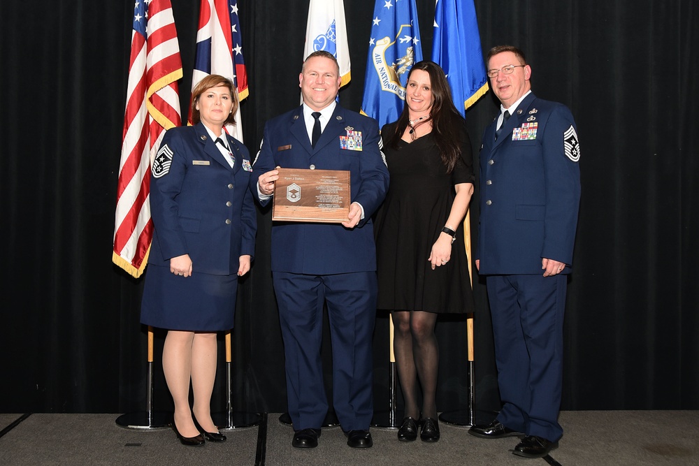 Airman recognized for promotion to chief master sergeant