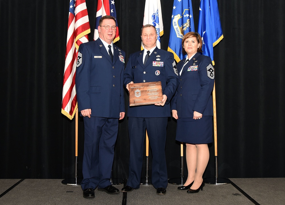 Airman recognized for promotion to chief master sergeant