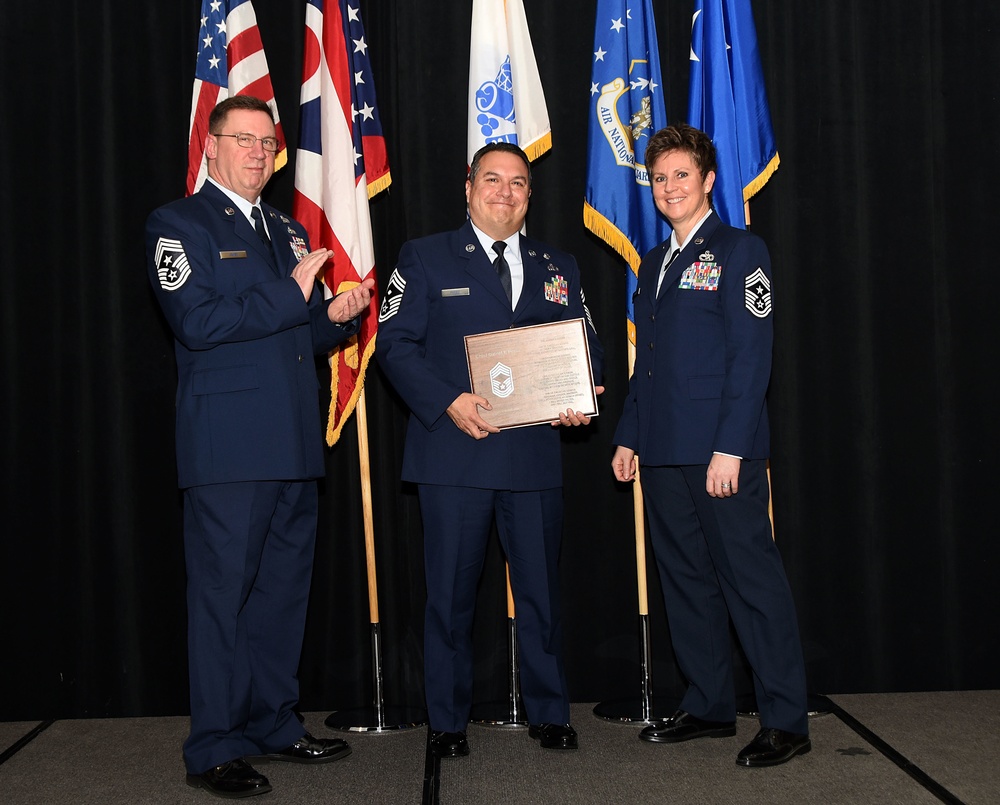 Airman recognized for promotion to chief master sergeant