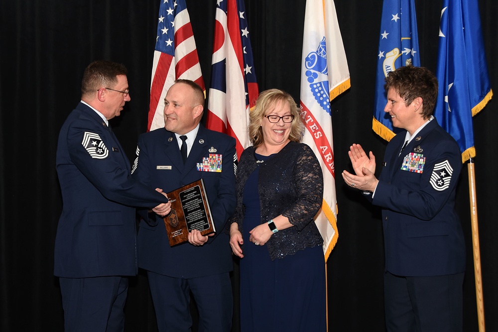 Airman recognized for promotion to chief master sergeant