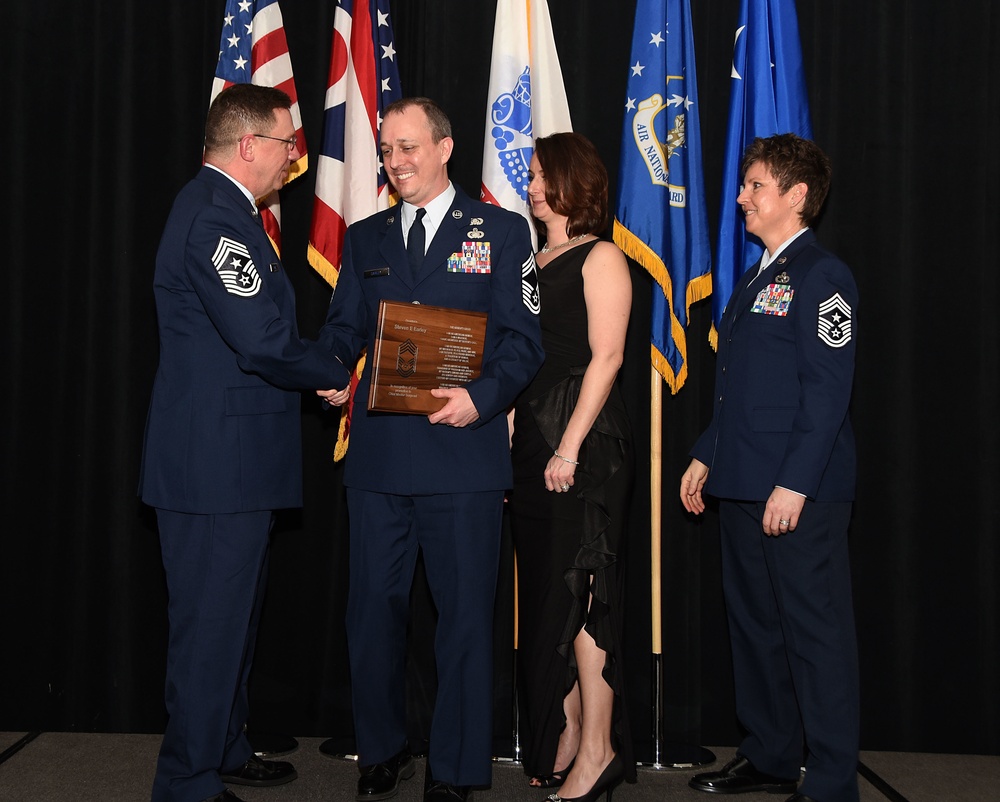 Airman recognized for promotion to chief master sergeant