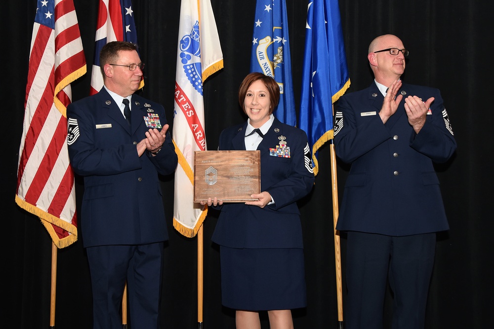 Airman recognized for promotion to chief master sergeant