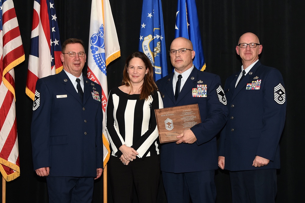 Airman recognized for promotion to chief master sergeant