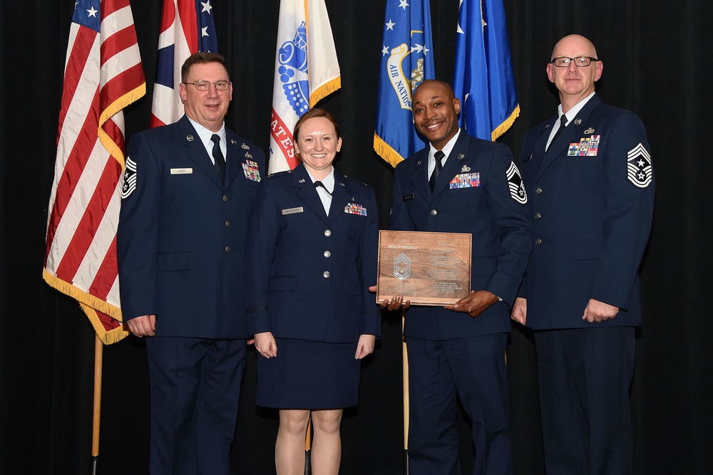 Airman recognized for promotion to chief master sergeant