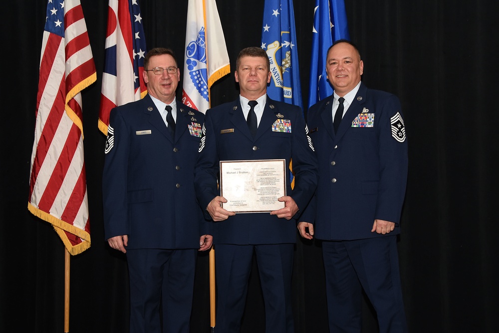 Airman recognized for promotion to chief master sergeant