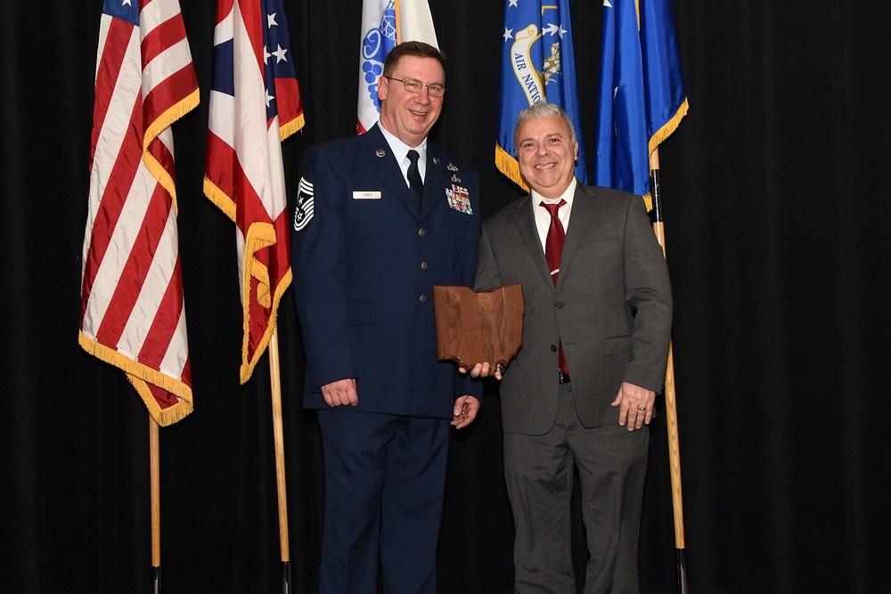 Airman recognized for retirement as a chief master sergeant