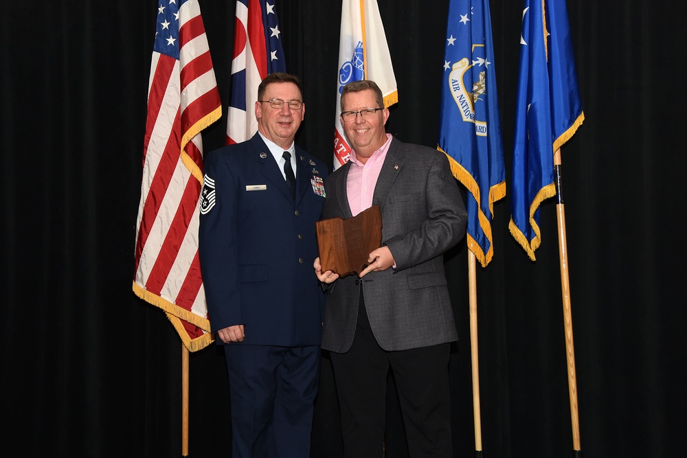 Airman recognized for retirement as a chief master sergeant