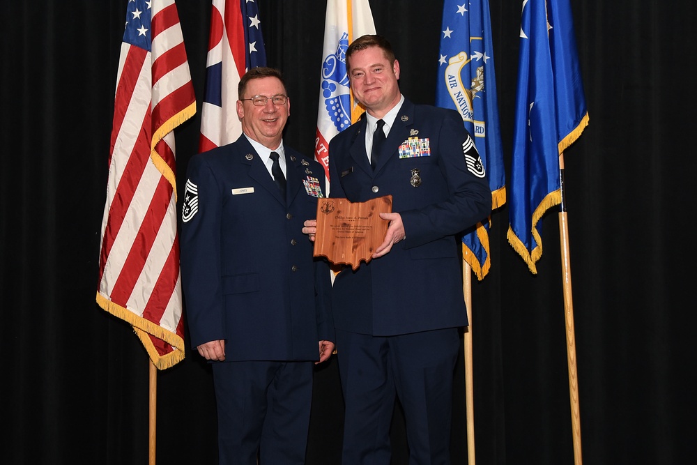 Airman recognized for retirement as a chief master sergeant