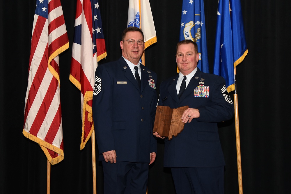 Airman recognized for retirement as a chief master sergeant