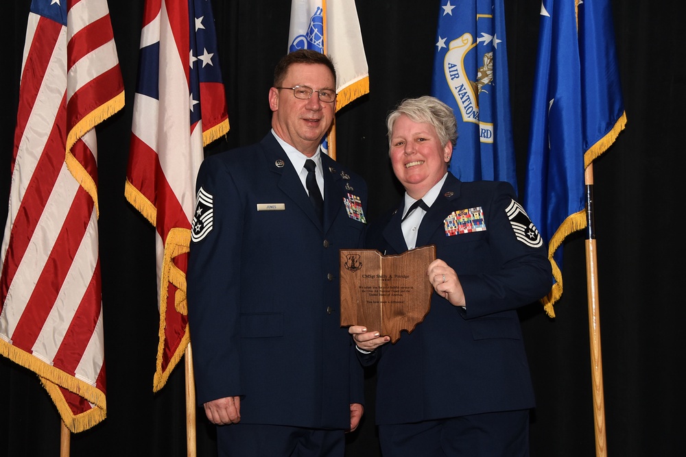 Airman recognized for retirement as a chief master sergeant