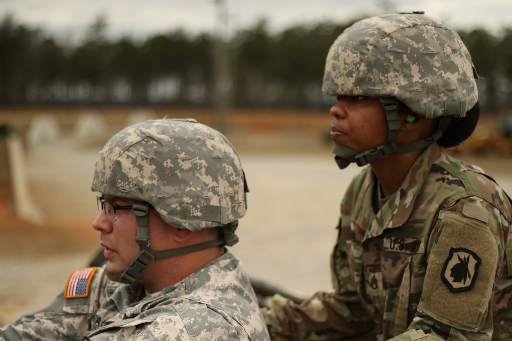 Signal Soldiers On Target during Crew Served Weapons Training