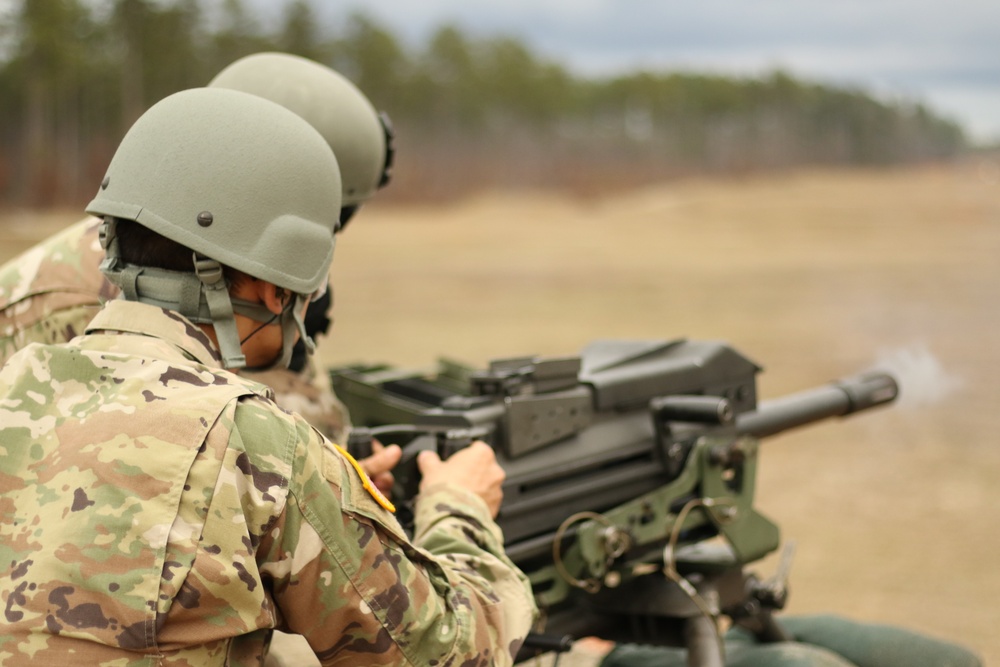 Signal Soldiers On Target during Crew Served Weapons Training