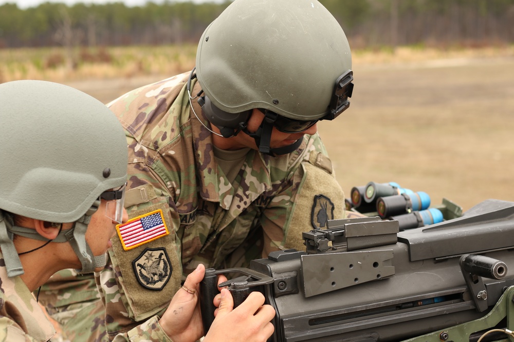 Signal Soldiers On Target during Crew Served Weapons Exercise