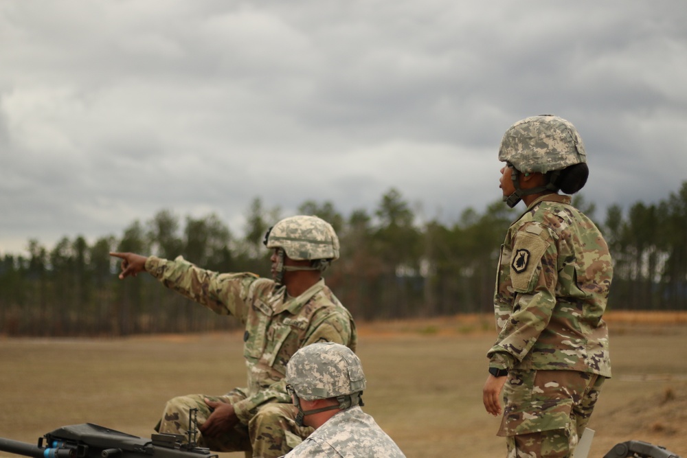 Signal Soldiers On Target during Crew Served Weapons Training