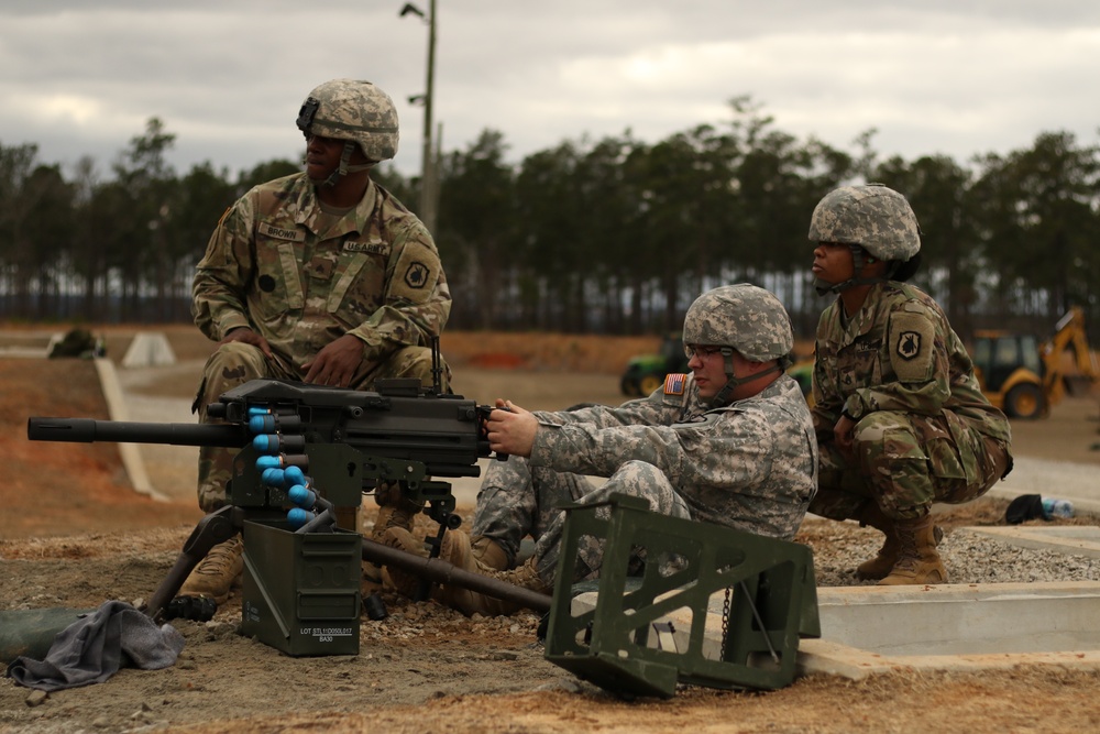 Signal Soldiers On Target during Crew Served Weapons Exercise