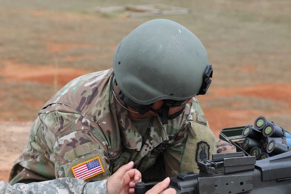 Signal Soldiers On Target during Crew Served Weapons Exercise