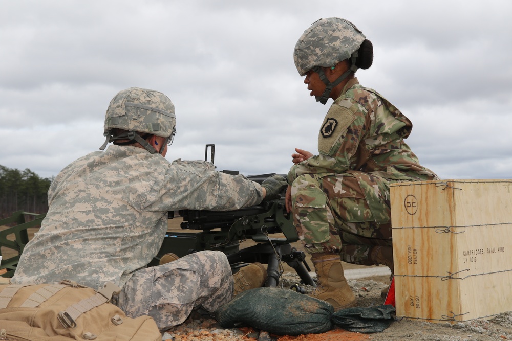 Signal Soldiers On Target during Crew-Served Weapons Exercise