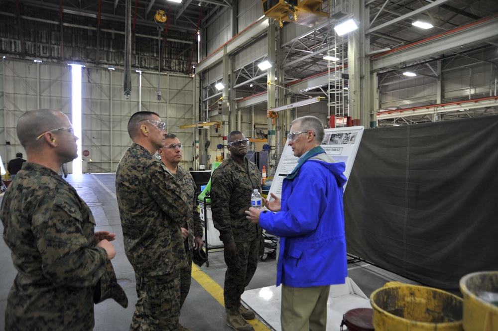 MCLBB hosts a trio of top Marine Corps SNCOs